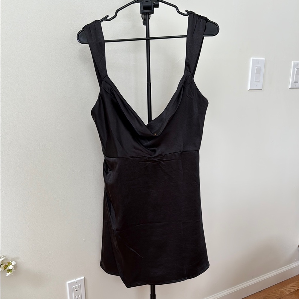 Runaway the label silk Black mini Dress